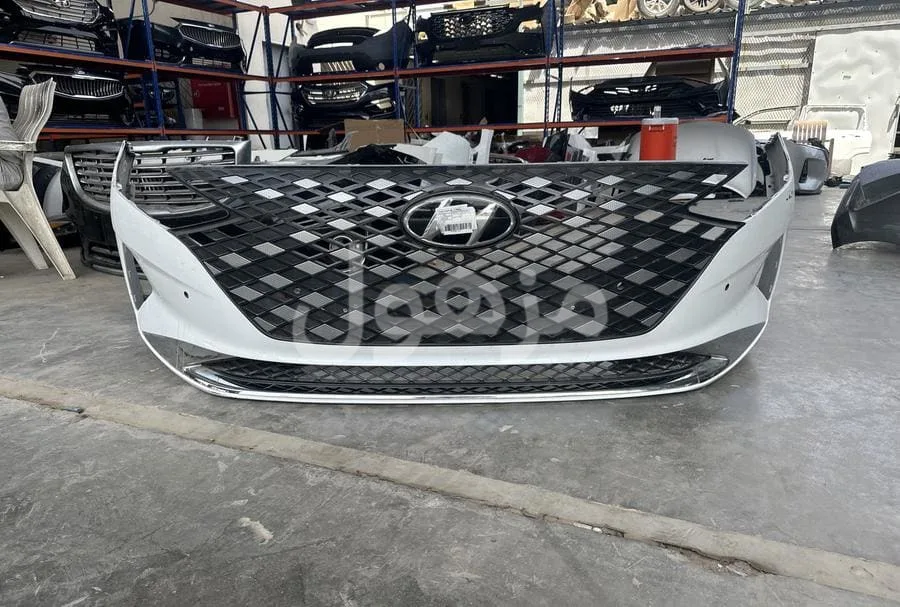 Azera front bumper 202-2022-2023 white original from the dealer