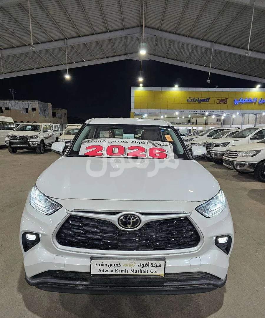 تويوتا هايلاندر 2026 هايبرد بدون دبل - جدة