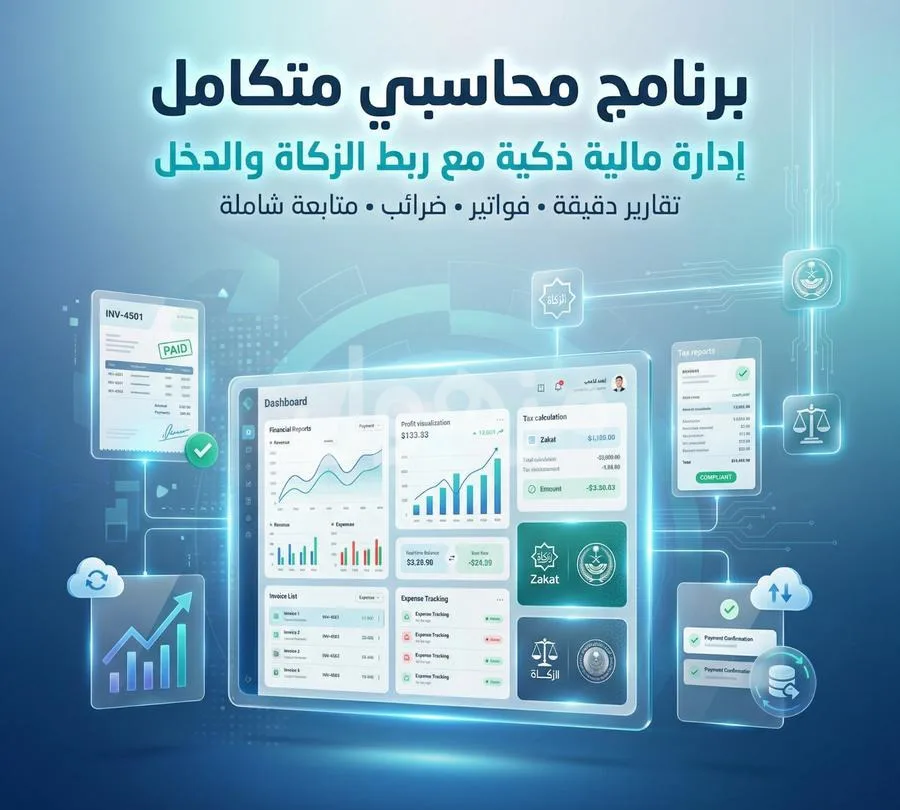 برنامج محاسبي متكامل لاداره الشركات والمحلات التجاريه