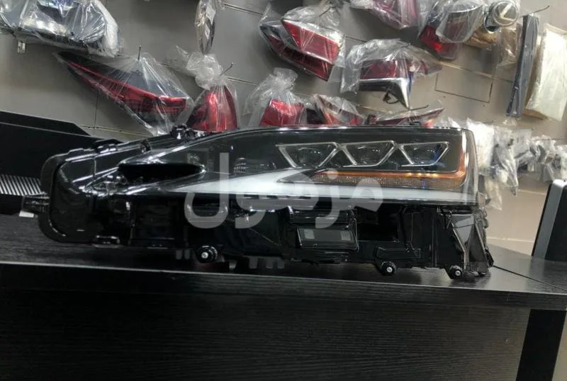 Lexus ES350 headlights model 2020 three lenses