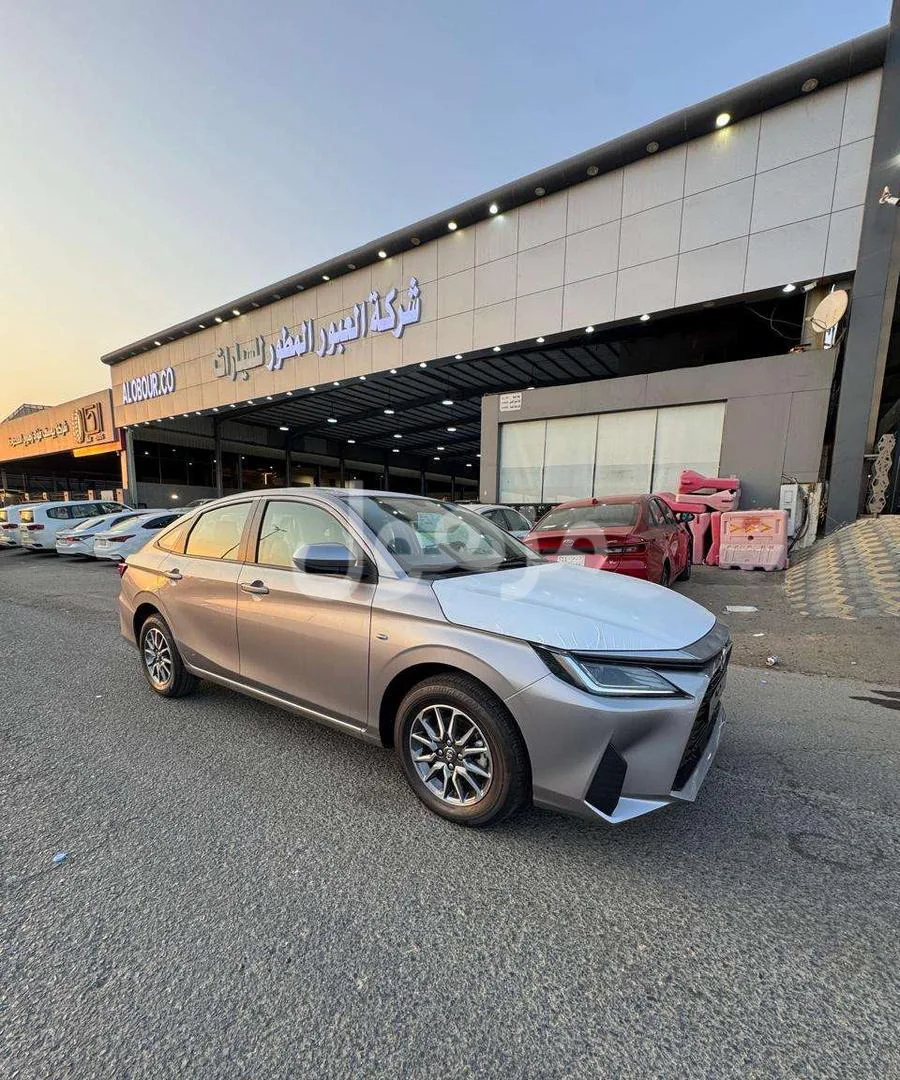 Toyota Yaris standard 1300 cc silver model 2026