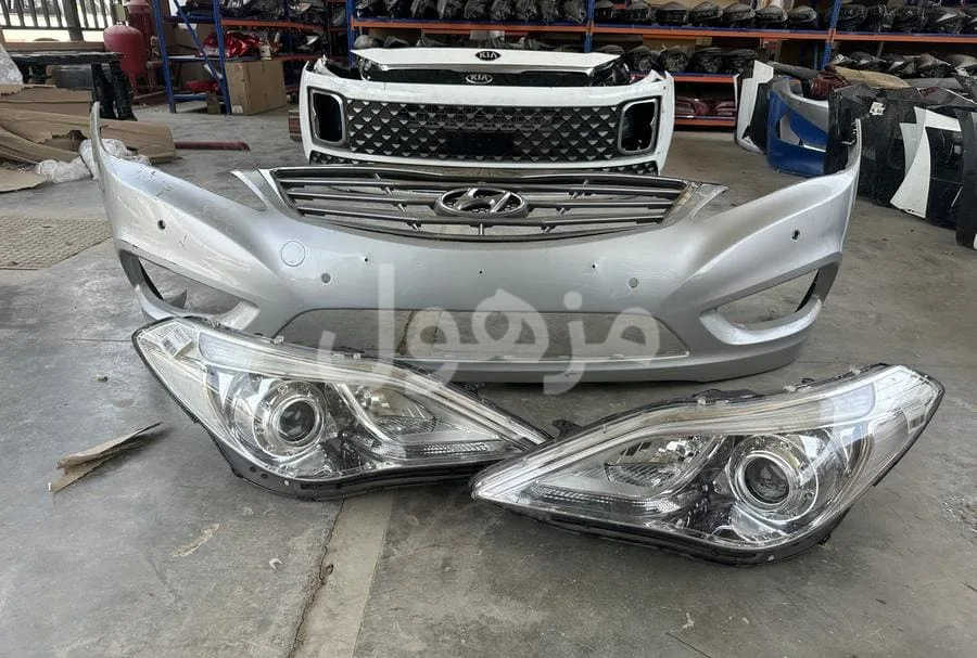 Front bumper and lights for Azera 2012-2013-2014-2015-2016-2017, original from the dealer.