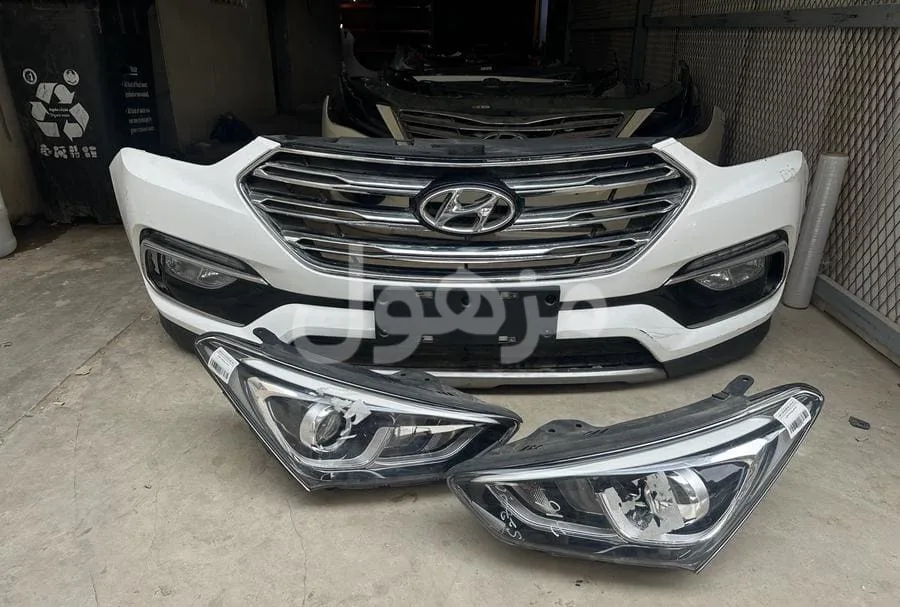 Santa Fe bumper and original agency lights 2016-2017-2018