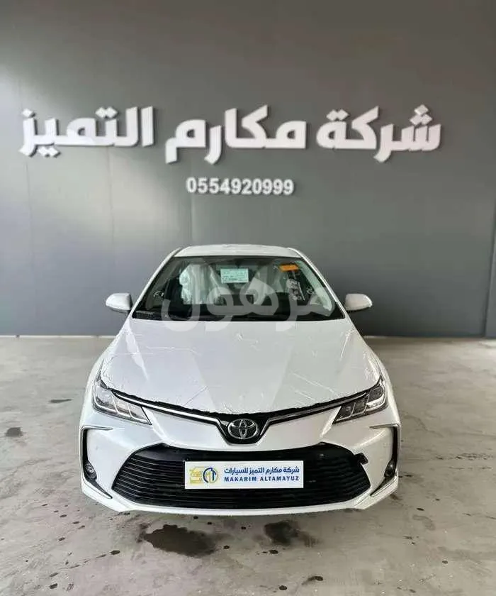 تويوتا كورولا XLI 2026 ستاندرد مثبت سرعه وبلوتوث - الدمام